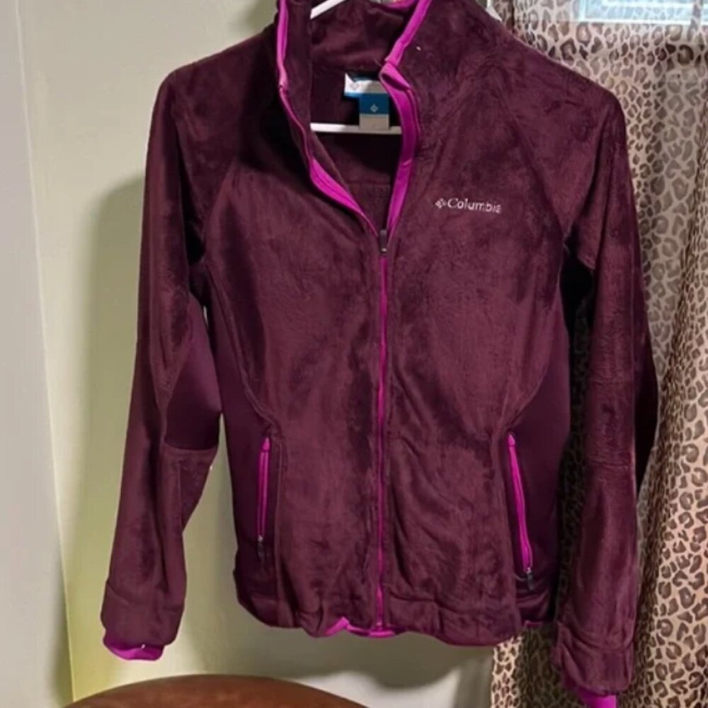 Women's Pearl Plush II Fleece Jacket Columbia Small Excellent Condition!